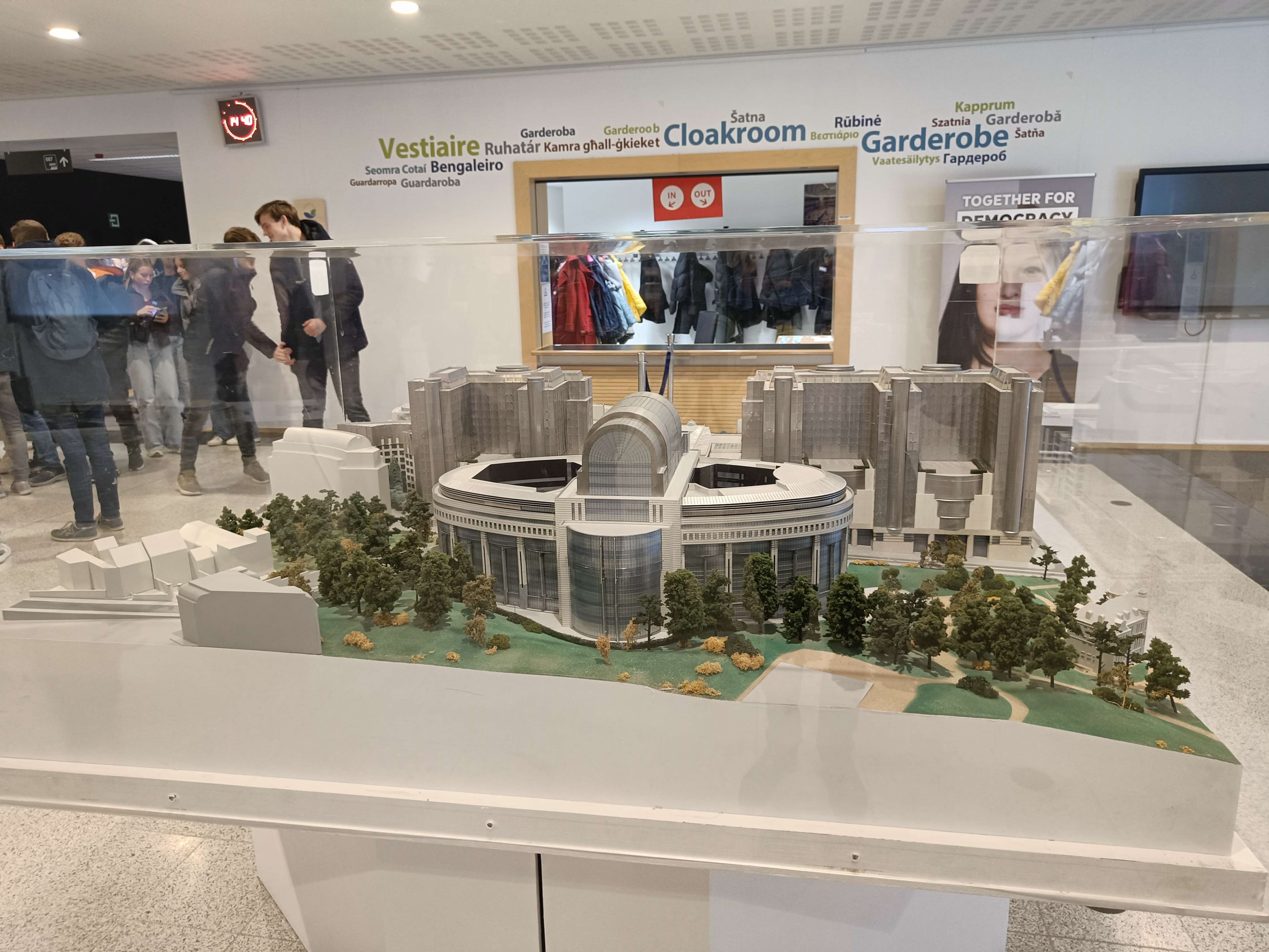 Maquette of building