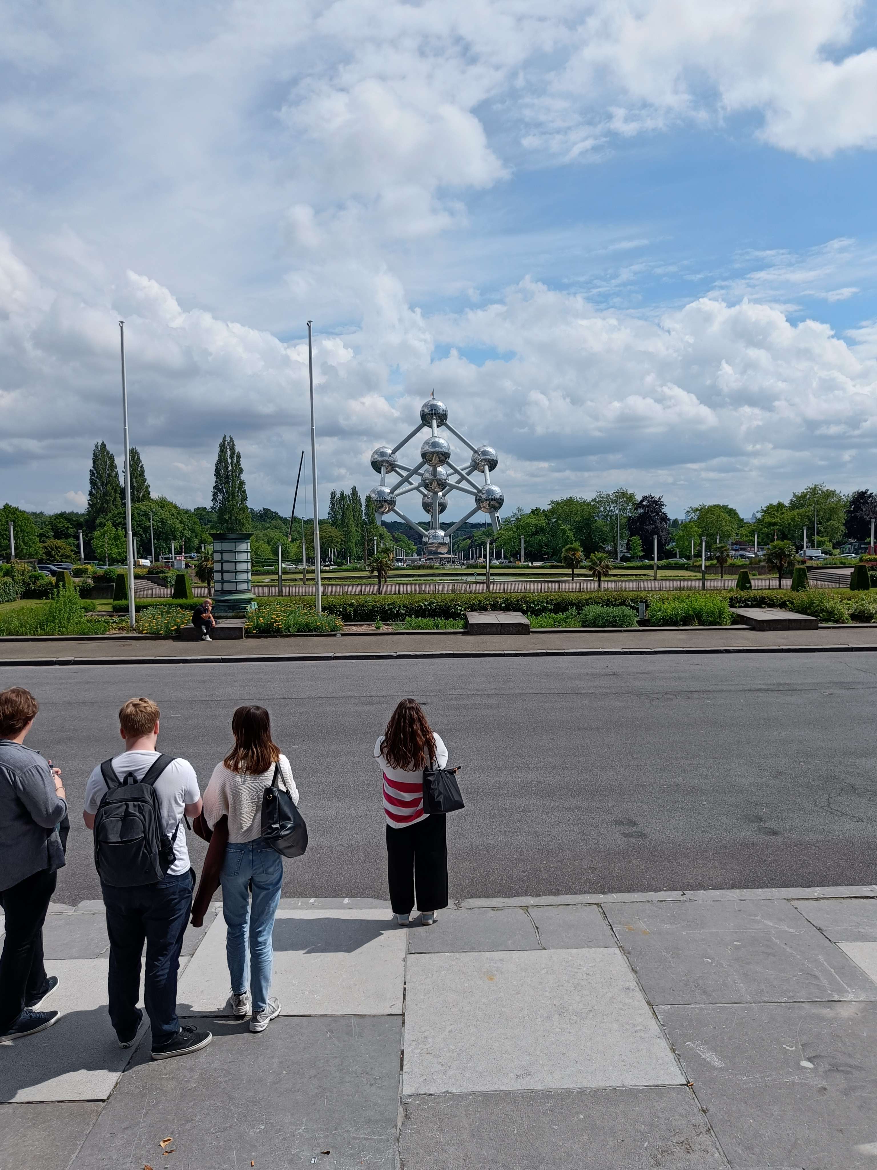 Photo from directly outside the expo