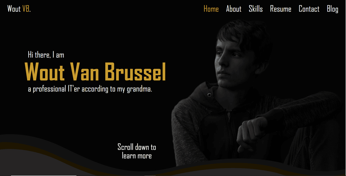 Creation of my website and blog